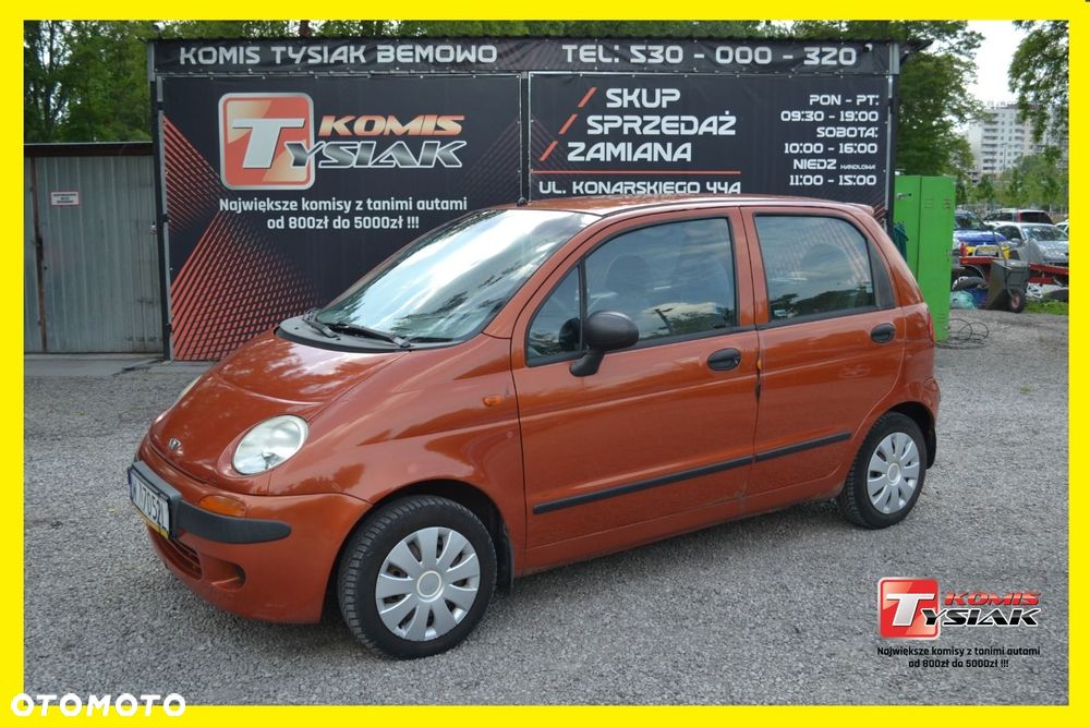 Używane Daewoo Matiz - 2 500 PLN, 128 700 km - Otomoto