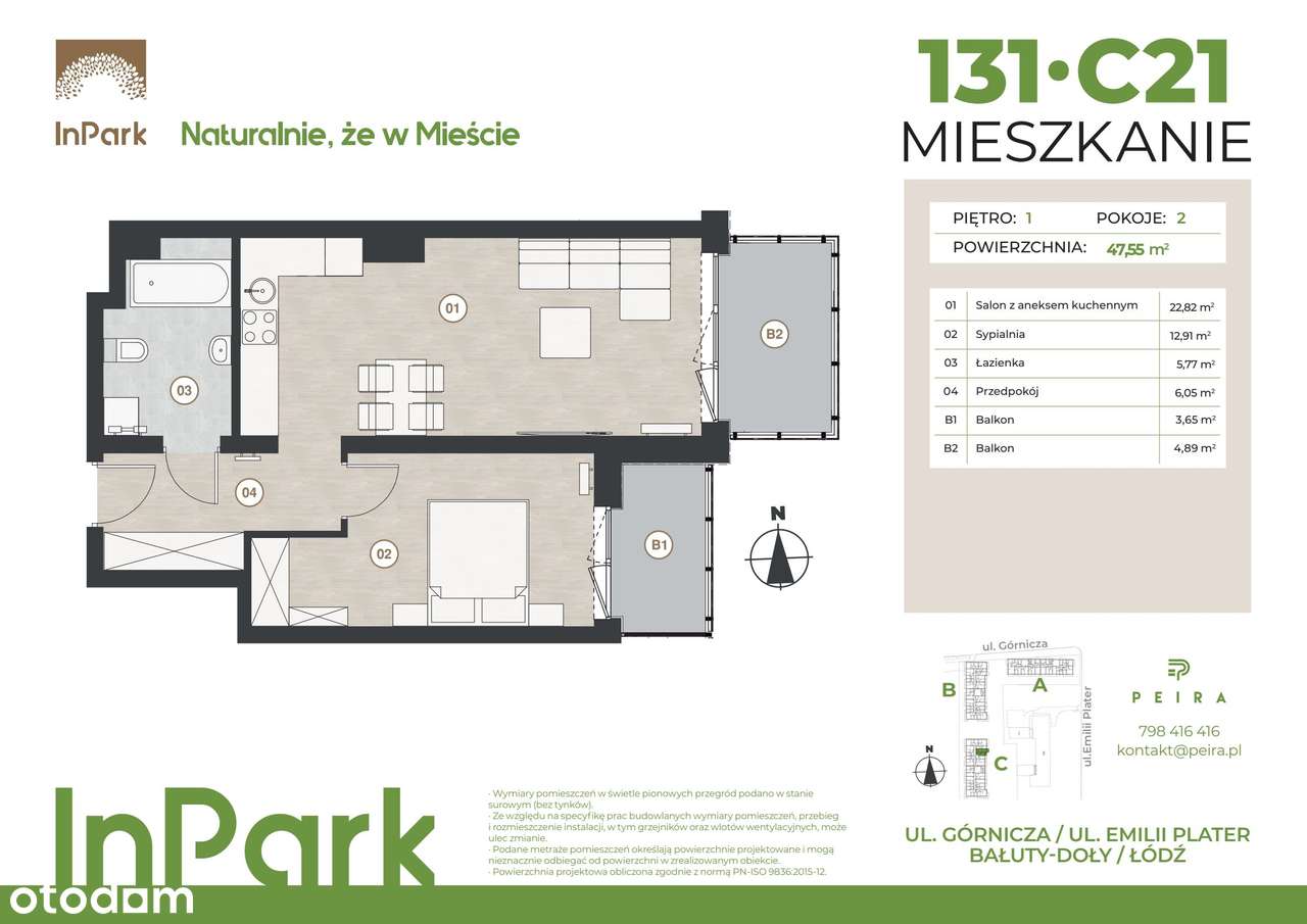 InPark | mieszkanie 2-pok. | 131 - Pełny obrazek: 2/7