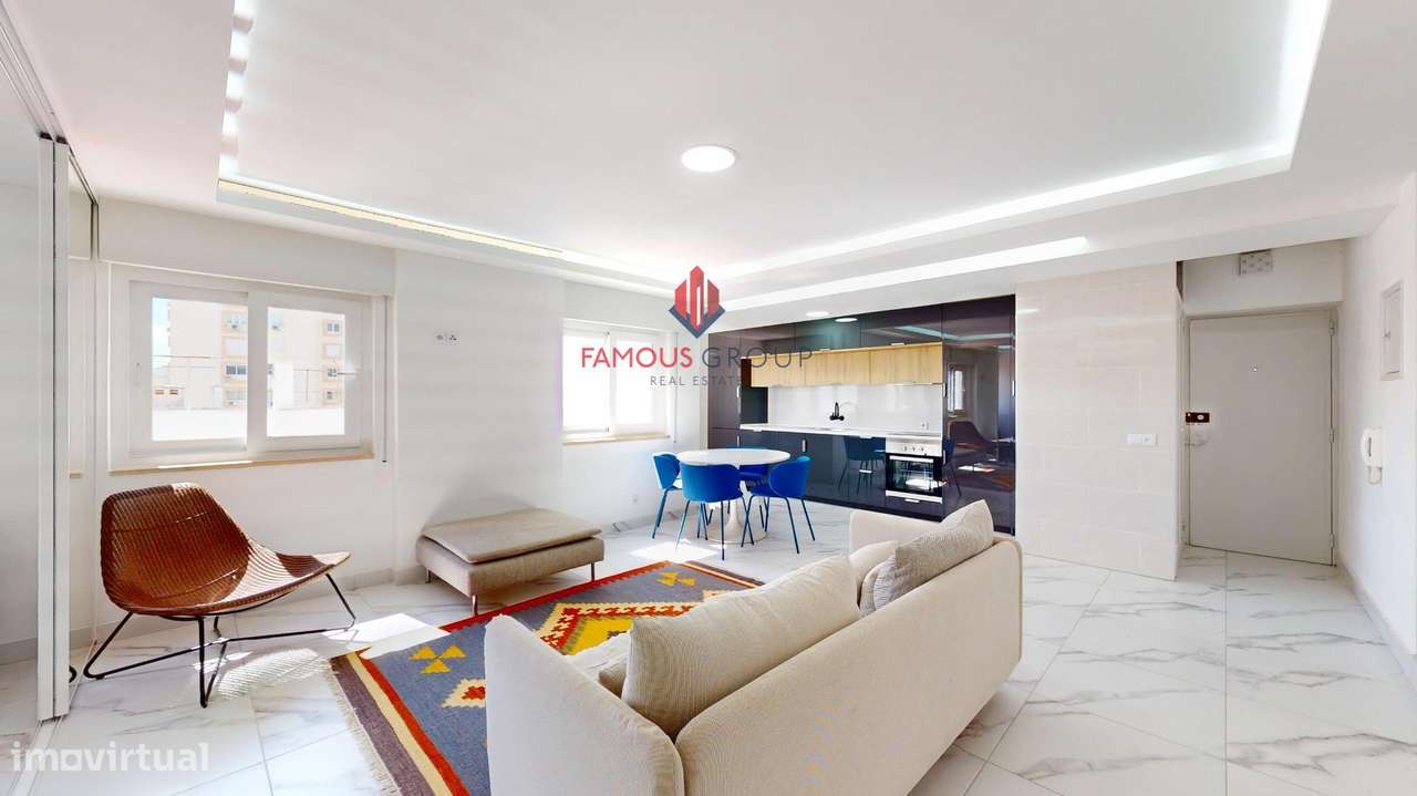 Penthouse T2 com vista rio perto da praia - Grande imagem: 4/31