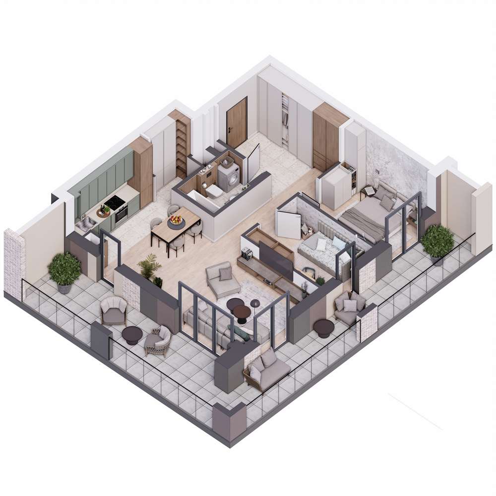 Wyszyńskiego Pstrowskiego | 3-pok. | 94/WP.A - Pełny obrazek: 3/16