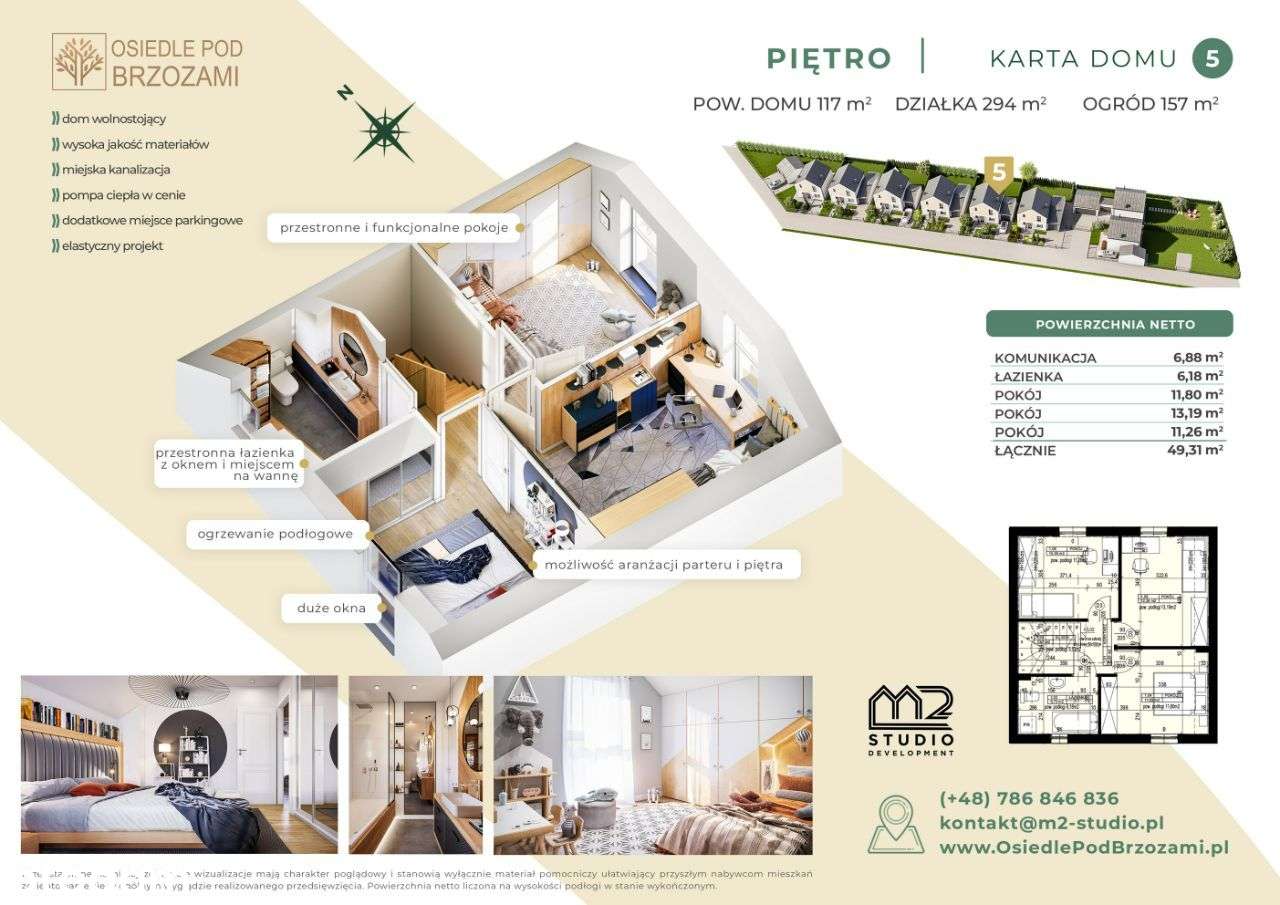 ❤️DOM wolnostojący 117 m2, garaż Mińsk Mazowiecki - Pełny obrazek: 4/16