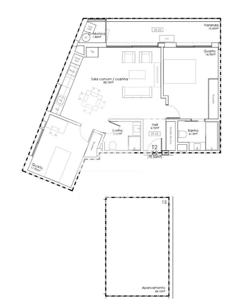 Apartamento T2 -  Vila Nova de Gaia-13