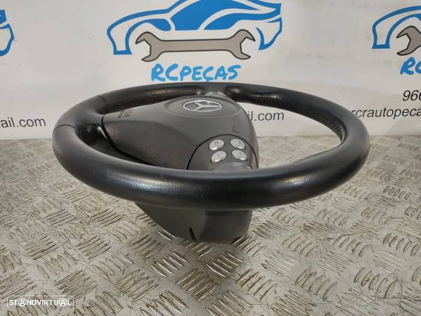 VOLANTE GUIADOR COMPLETO MERCEDES SLK R171 PELE MULTIFUNÇÕES AIRBAG ORIGINAL - 9