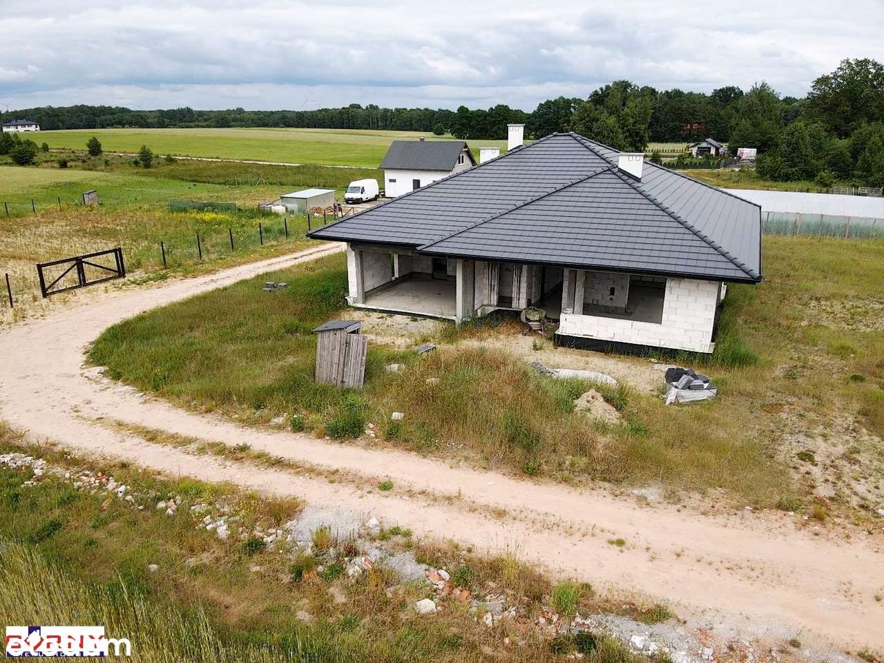 Michałów.Nowy dom w stanie surowym,do wykończenia - Pełny obrazek: 5/20
