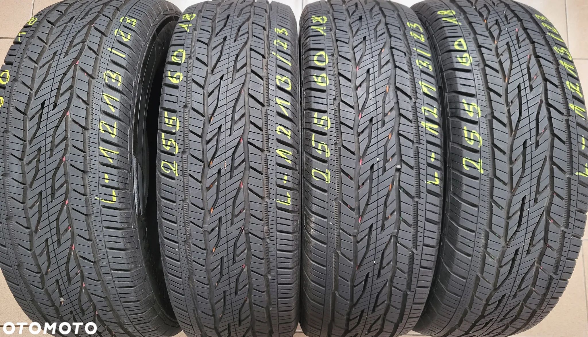 255/60r18 112H (L1213/23)003D# 4szt DEMO CrossContact LX2 CONTINENTAL 2020r LETNIE - 1