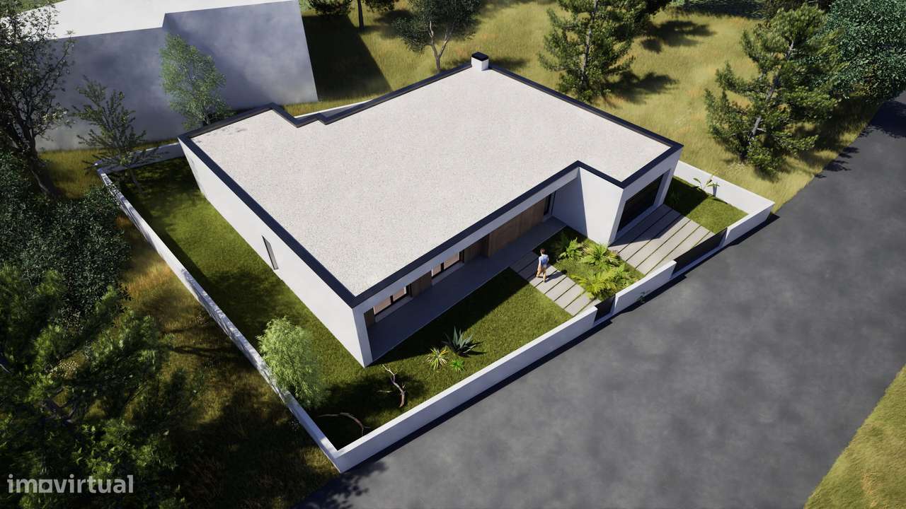 Moradia Isolada Térrea T4 - Arquitetura Moderna a 4 Kms do Centro-6