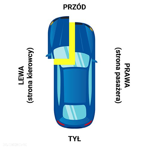 BŁOTNIK VW JETTA VI 6 LD7X PRAWY SZARY 10-18 PRZÓD PRODUKT POLSKI - 2