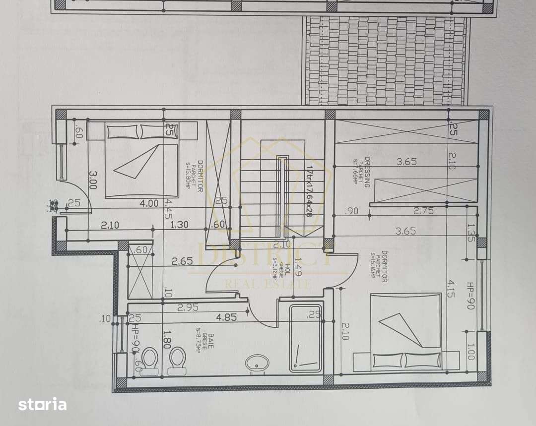 Duplex cu 4 camere | Despărțit prin camera tehnica | Mosnita Noua - Imagine principală: 3/5