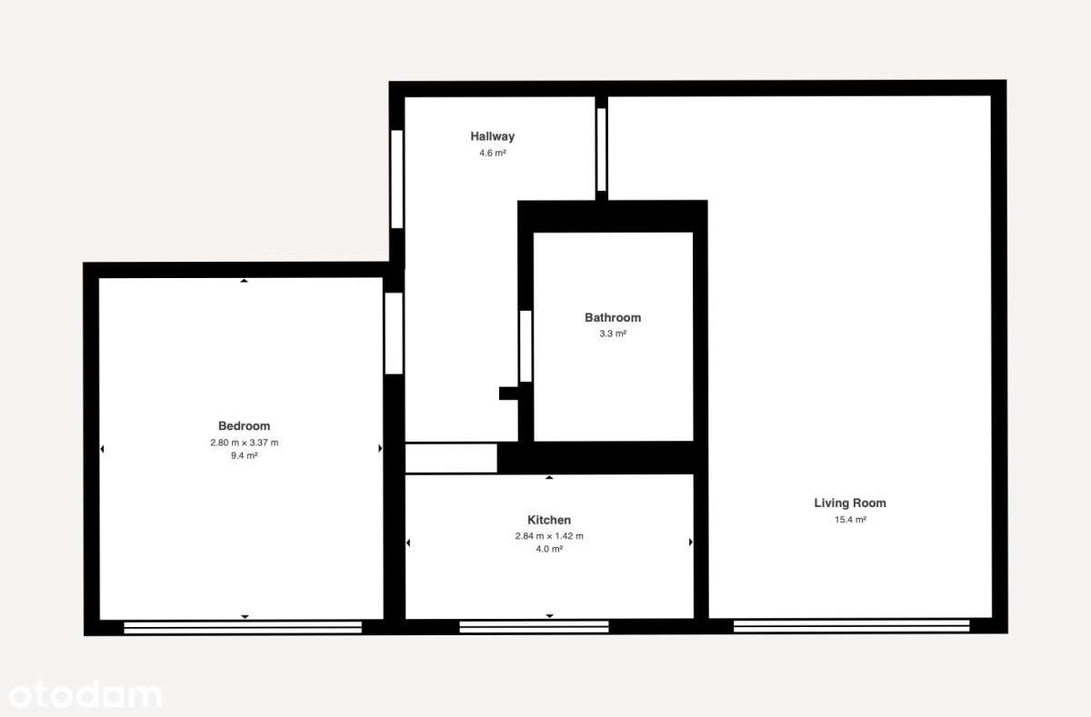 Gotowiec inwestycyjny • 2 pokoje • Po remoncie-19