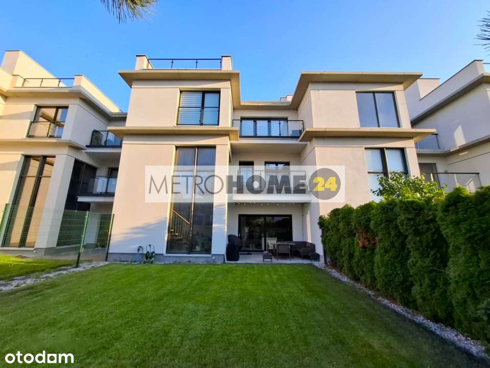 Luksusowy 2 poziomowy apartament z 2 ogródkami,garażem, komórką !-0