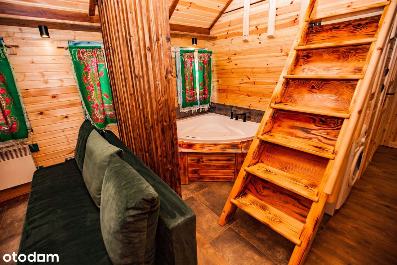 Drewniany domek nad basenem  pod Niepołomicami - Pełny obrazek: 3/14