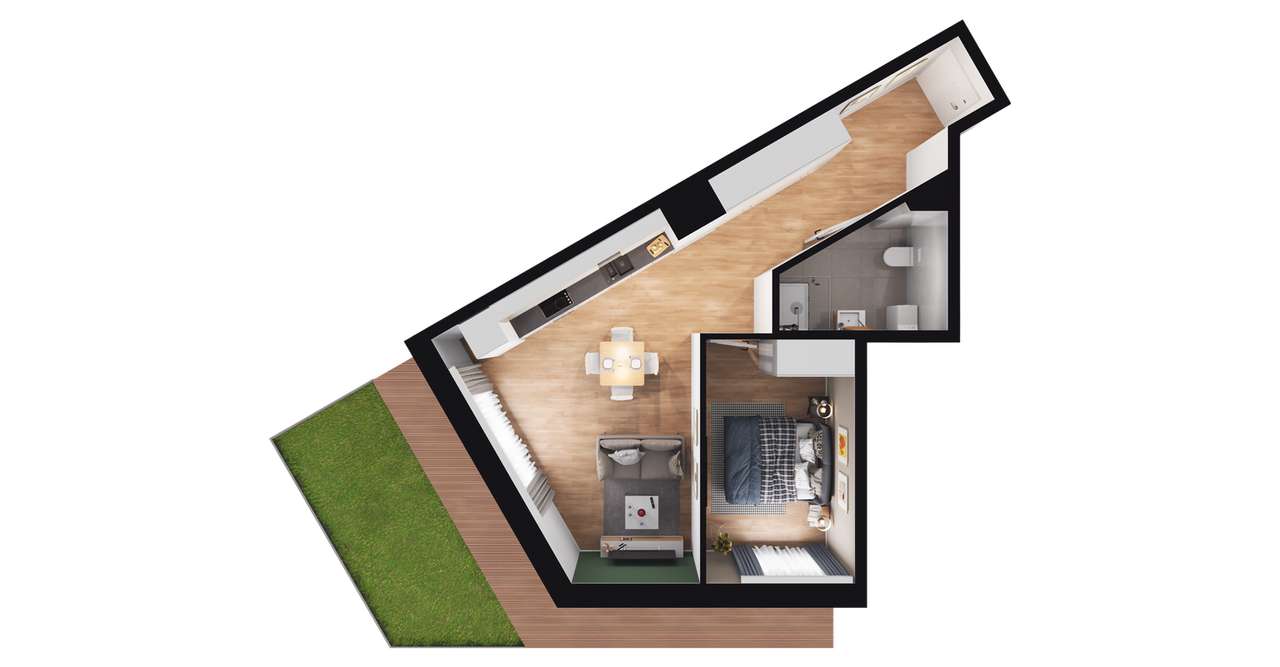 Ultradom | mieszkanie 2-pok. | M017 - Pełny obrazek: 4/10