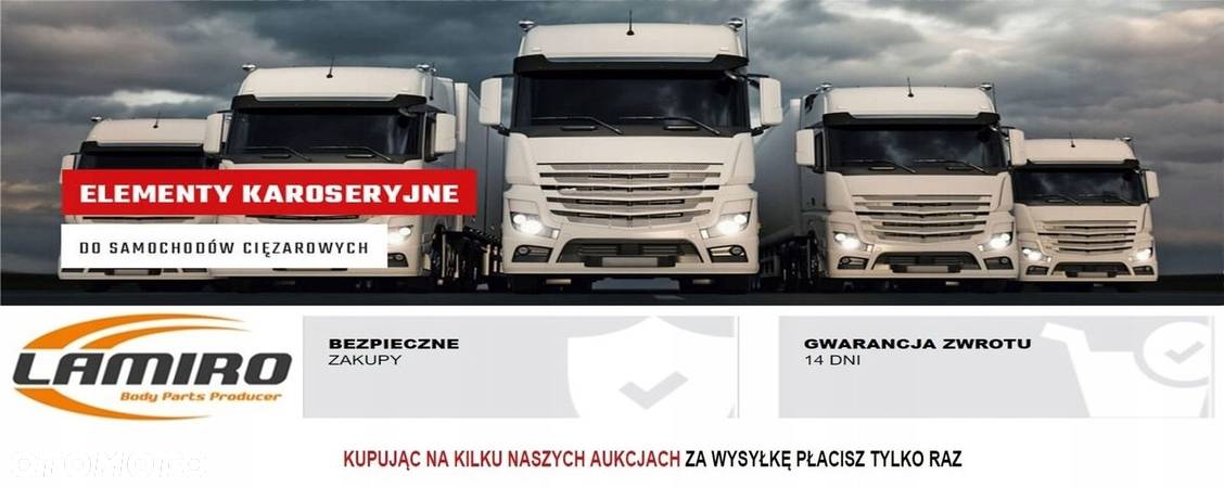 MERCEDES ACTROS MP4 OBRZEŻE BŁOTNIKA LEWE - 3