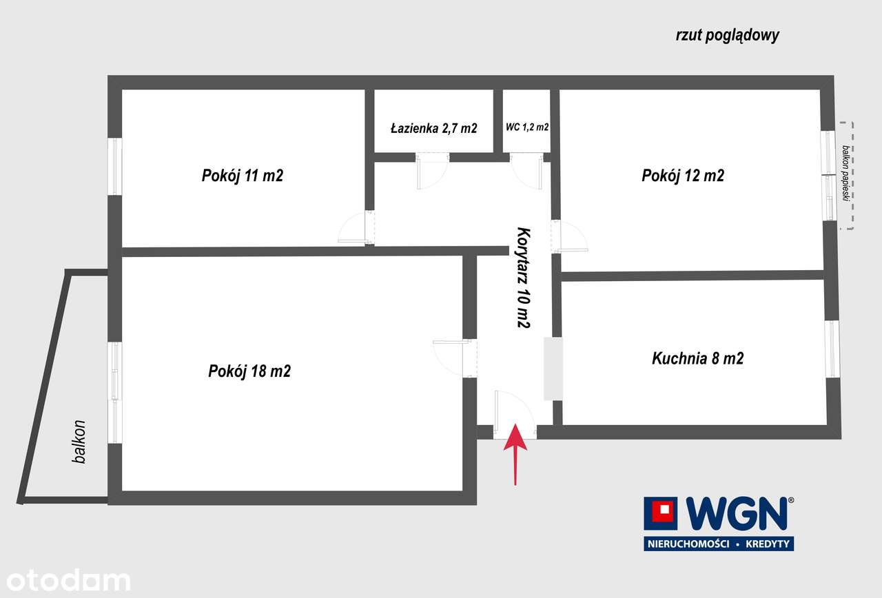 3 pokojowe mieszkanie,2 balkony, blisko Malty, Rataje, Poznań.-14