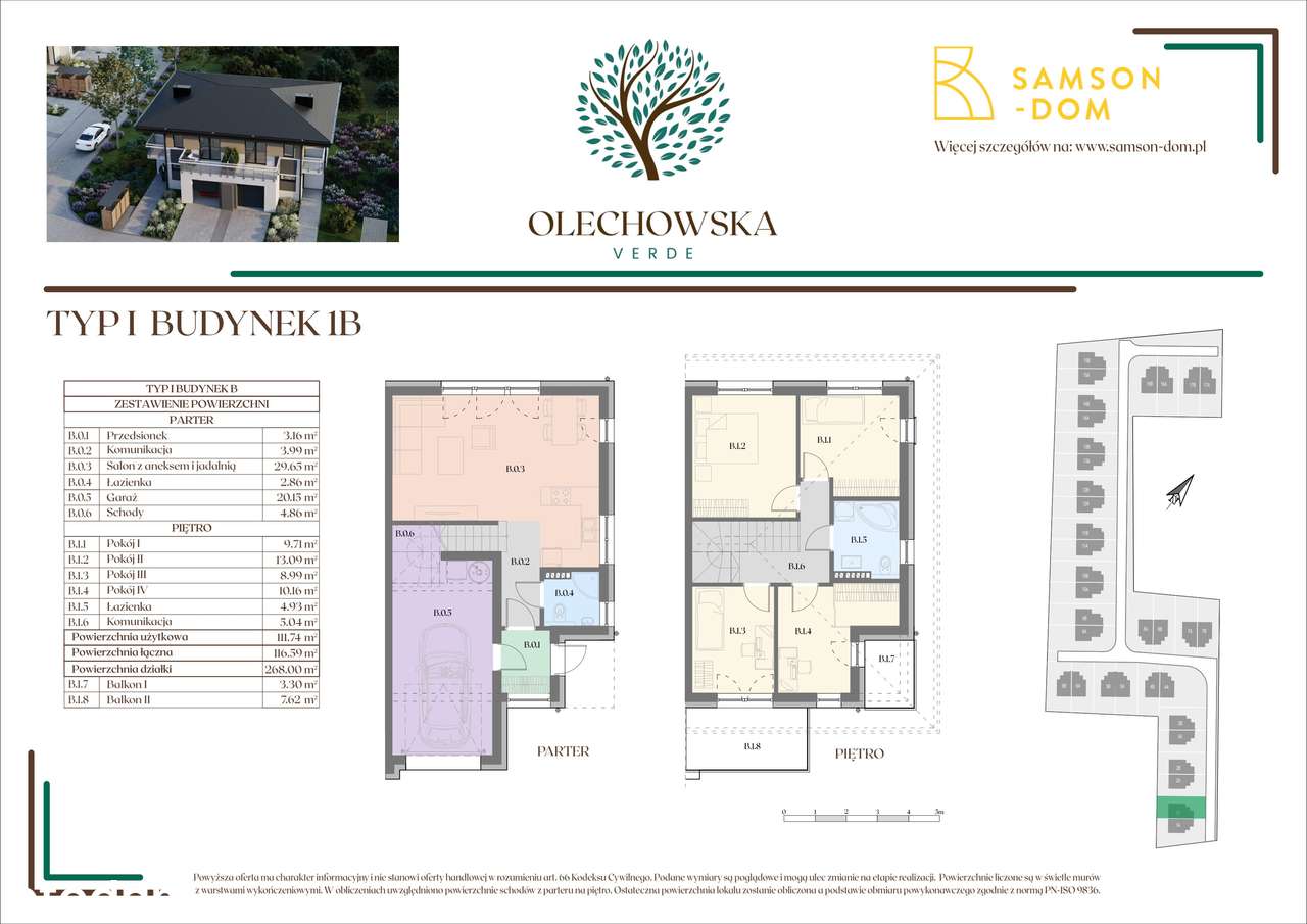 5-pokojowy dom 116m2 + ogródek Bezpośrednio - Pełny obrazek: 2/9