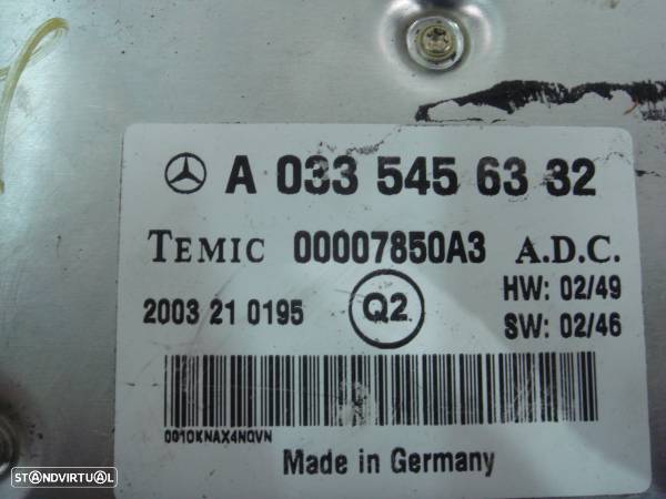 Unidade Controle Do Detector Proximidade Mercedes-Benz E-Class (W211) - 3