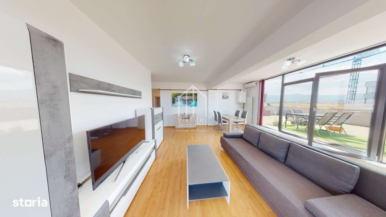 Penthouse de vanzare in Sibiu 3 camere, 70 mp+terasa 57 mp, Dna Stanca - Imagine principală: 3/12