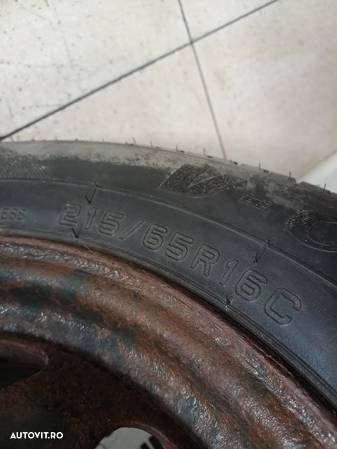 Janta Tabla Rezerva Dacia Duster R16 215/656R16C - Dezmembrari Arad - 7