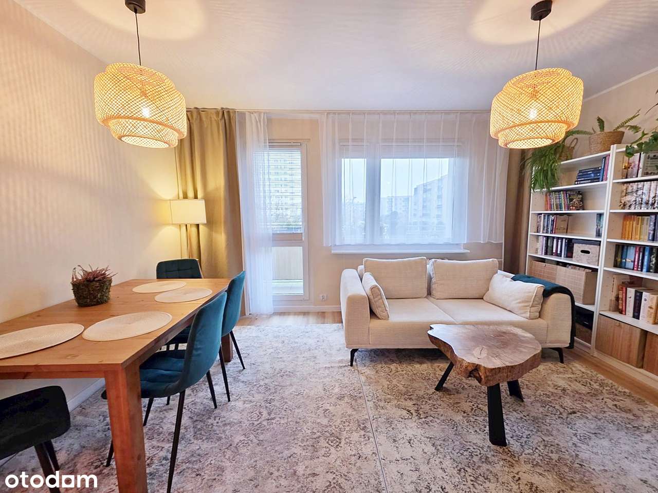 Ładne, duże 4 pokojowe, zrobione, wyposażone, I piętro, loggia. - Pełny obrazek: 4/20