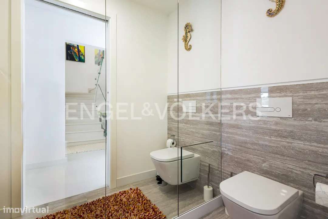 Moderna moradia em banda V3 com piscina privada-9