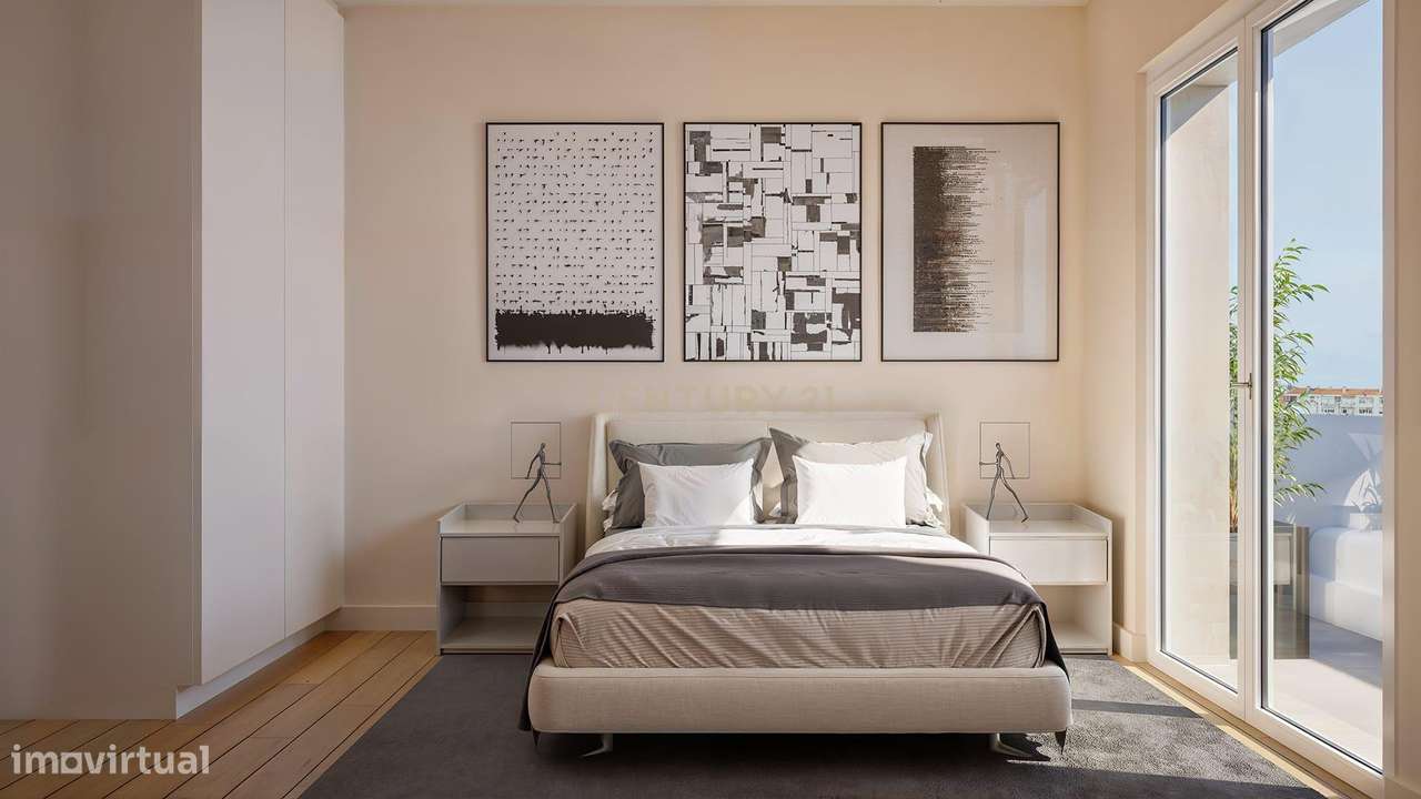 Espetacular Apartamento T3+1 no Centro do Montijo - Novo-15