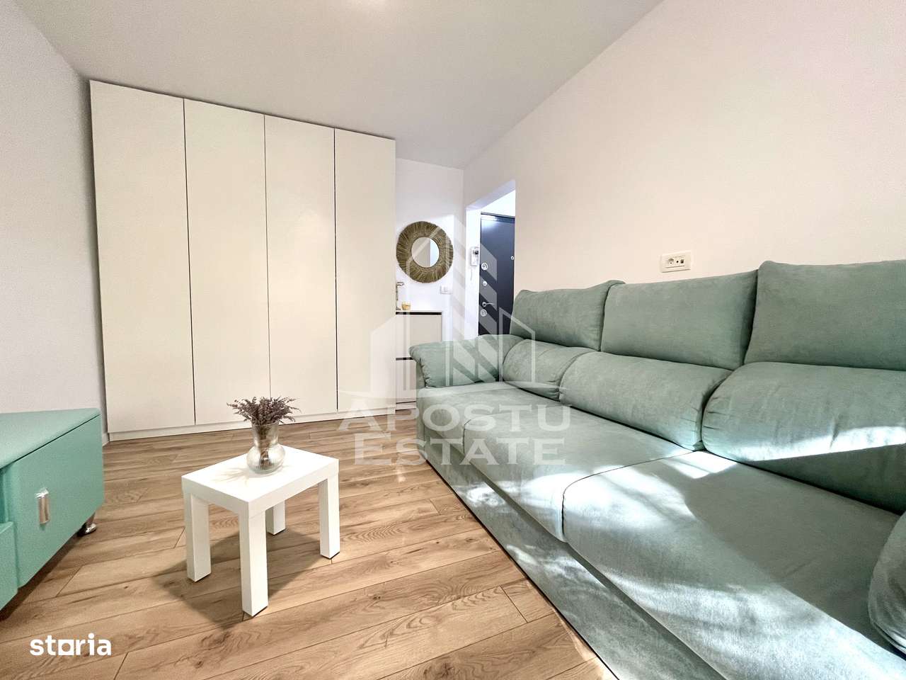 Garsoniera renovata, la prima inchiriere, etajul 1, zona Girocului - Imagine principală: 2/6