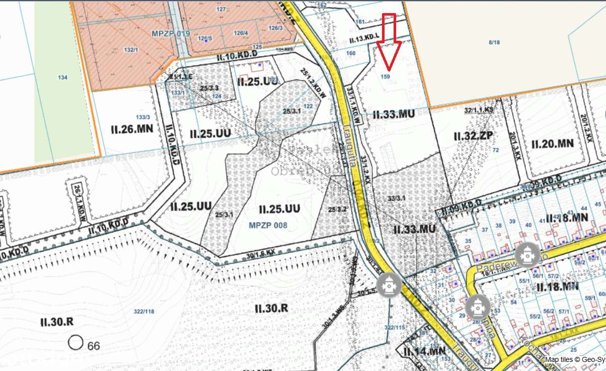 Grunt 7300m2 objęty MPZP, Pasłęk wylot na Mariankę-5