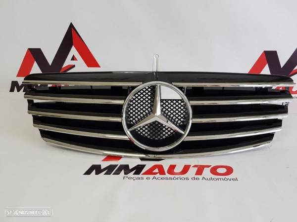 Grelha Frontal Mercedes Classe E W211 (2002-2009) look AMG - 1