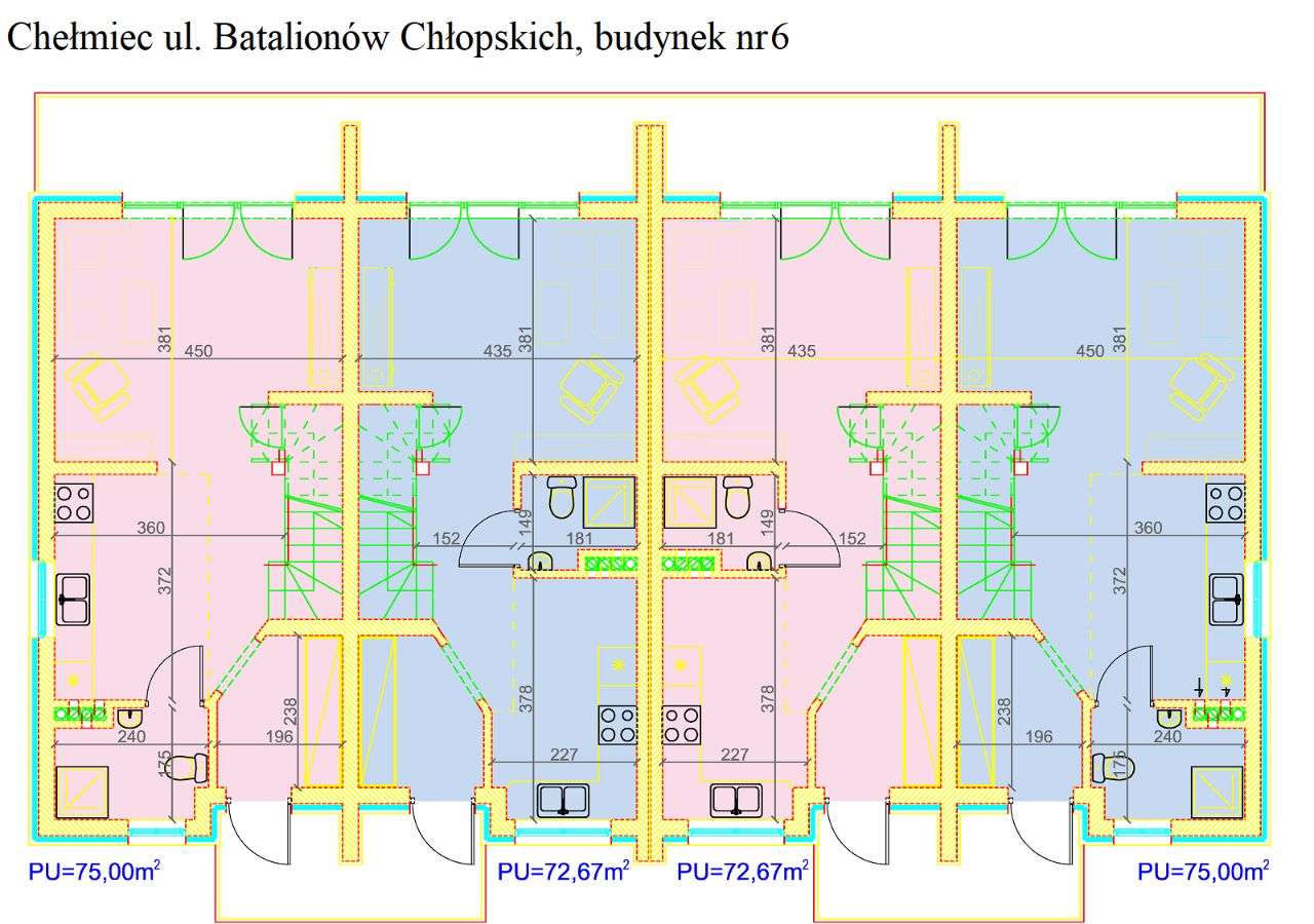 *Nowe mieszkanie bez-czynszowe 74m2 Budynek 6*-7