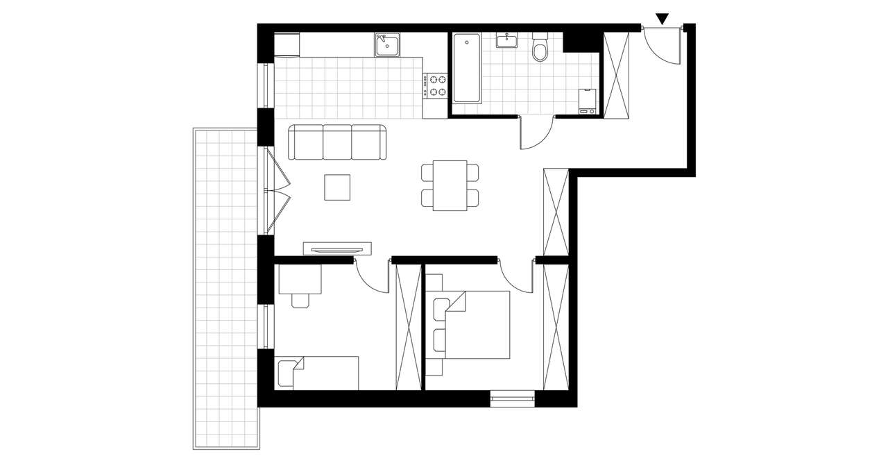 Panorama 3 Stawy | mieszkanie 3-pok. | 1.B5 - Pełny obrazek: 4/9