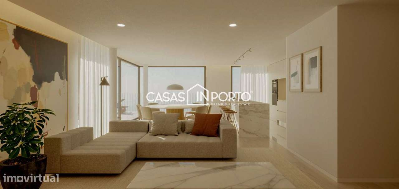 Excelente T2 com vistas panorâmicas para o mar - Vila Nova de Gaia - Grande imagem: 4/18