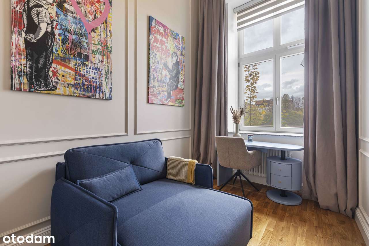 Stylowe mieszkanie z duszą | Sufit 4 m ! | Widok na rzekę-9