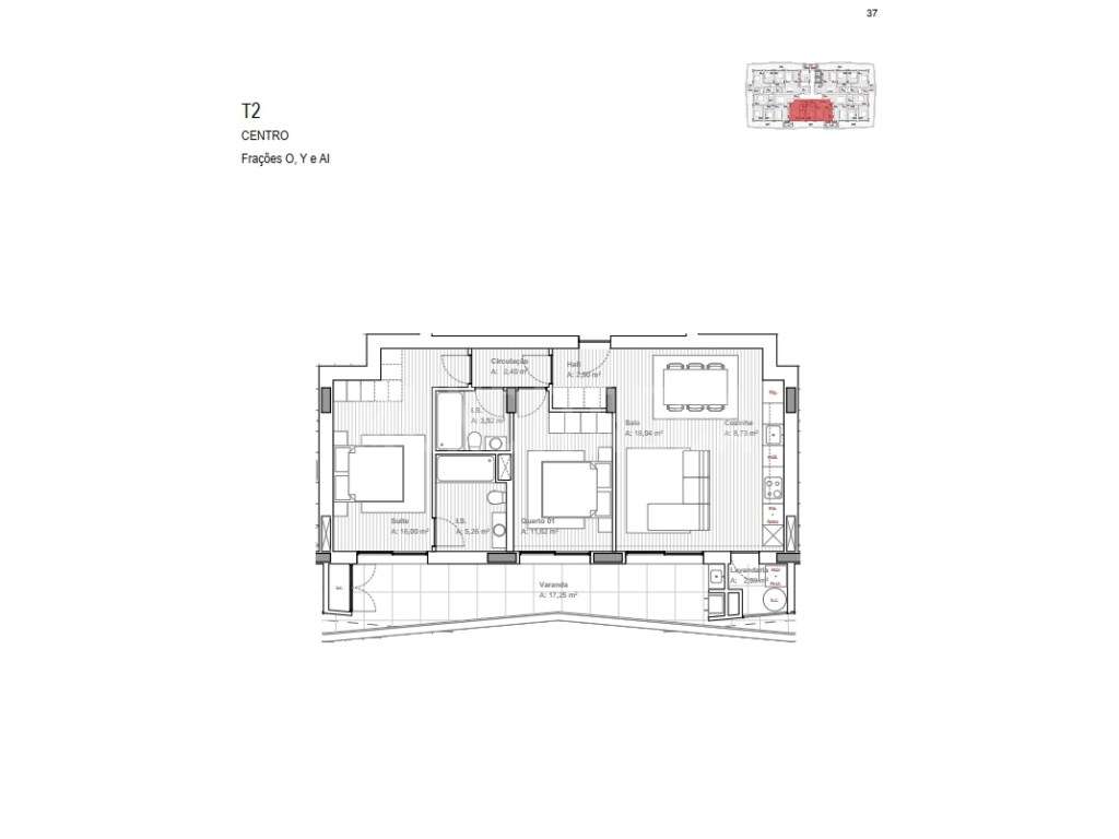 Apartamento T2 Ferreiros - Novo-14