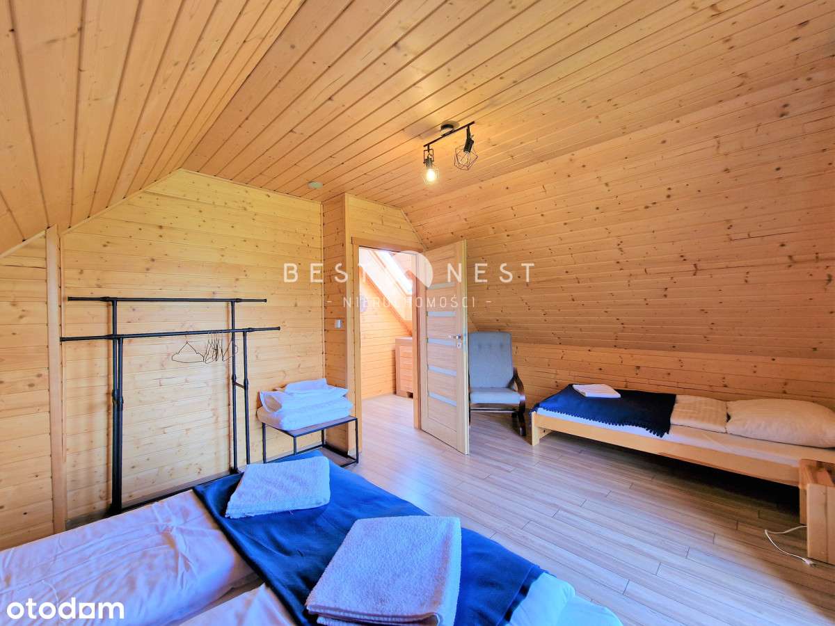 Dom z drewna z dużą, widokową działką Nowa Cena-4