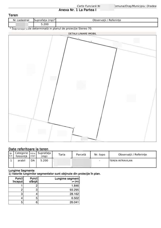 Teren intravilan 5200 mp de vanzare, zona Borsului - Imagine principală: 2/3
