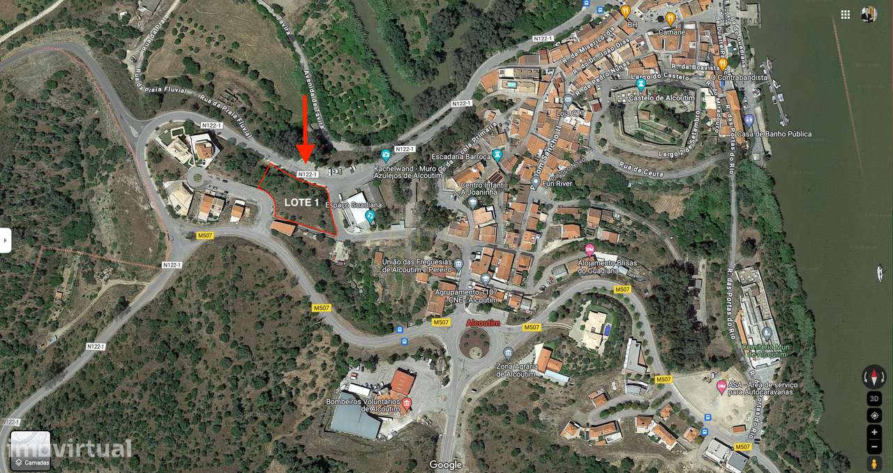 TERRENO PARA CONSTRUÇÃO DE  4 FOGOS DE HABITAÇÃO COM 576m2 - Grande imagem: 2/11