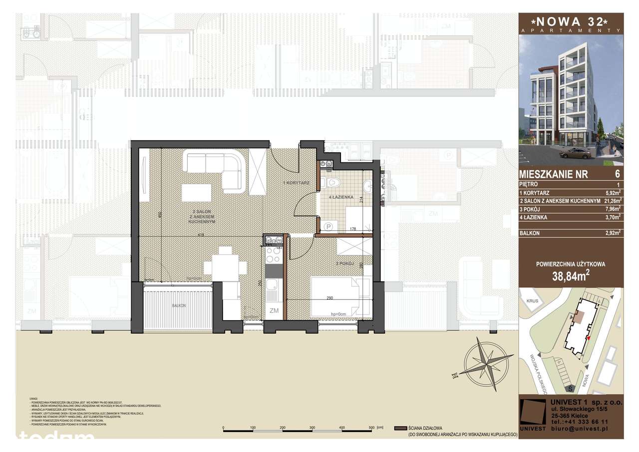 Nowa 32 | mieszkanie 2-pok. | 6 - Pełny obrazek: 2/9