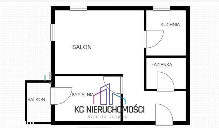 41 m2 Twoje pierwsze M z balkonem, umeblowane-11