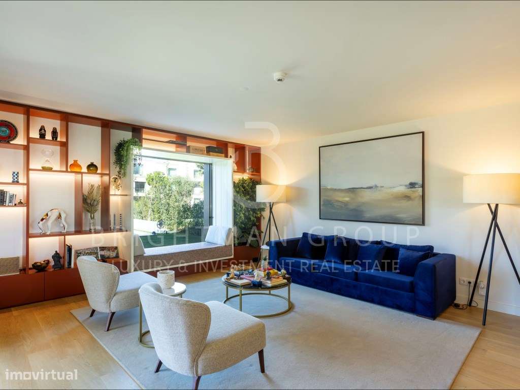 Apartamento T3 com piscina e jardim, na Quinta da Marinha-9