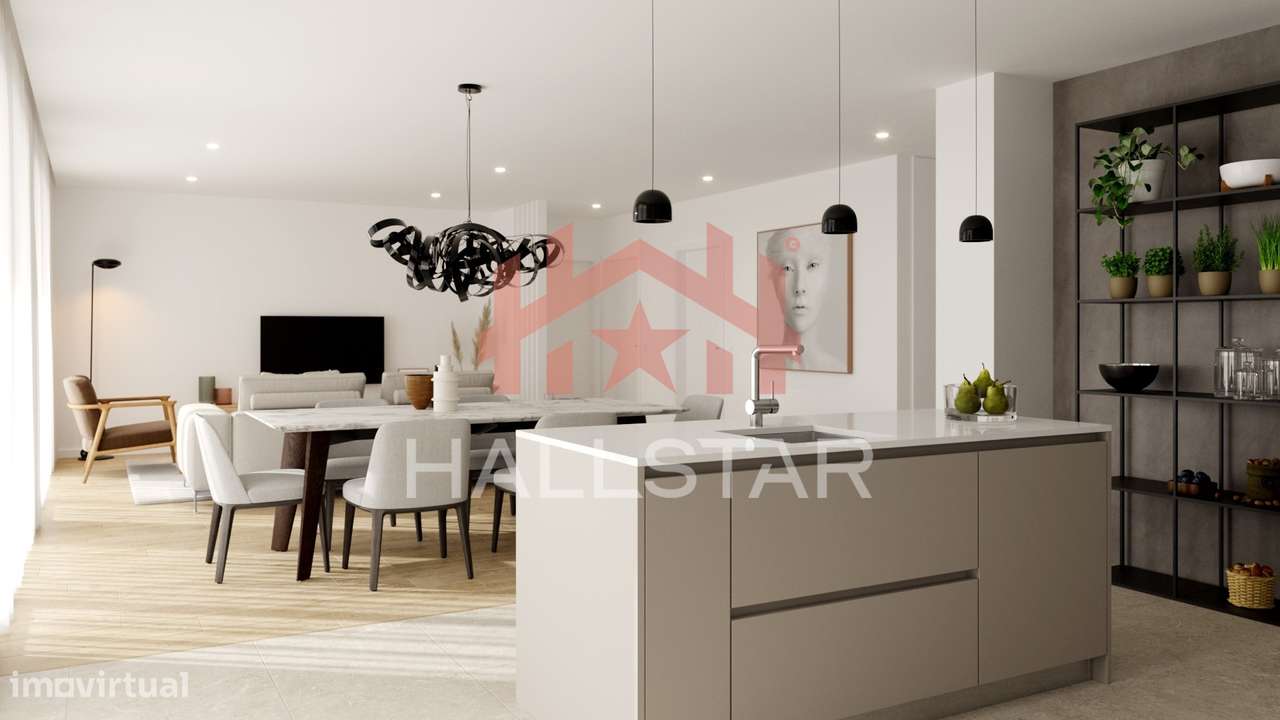 Apartamento T3 / Em Construção / Cozinha Equipada / Garagem Dupla / Pa - Grande imagem: 5/18