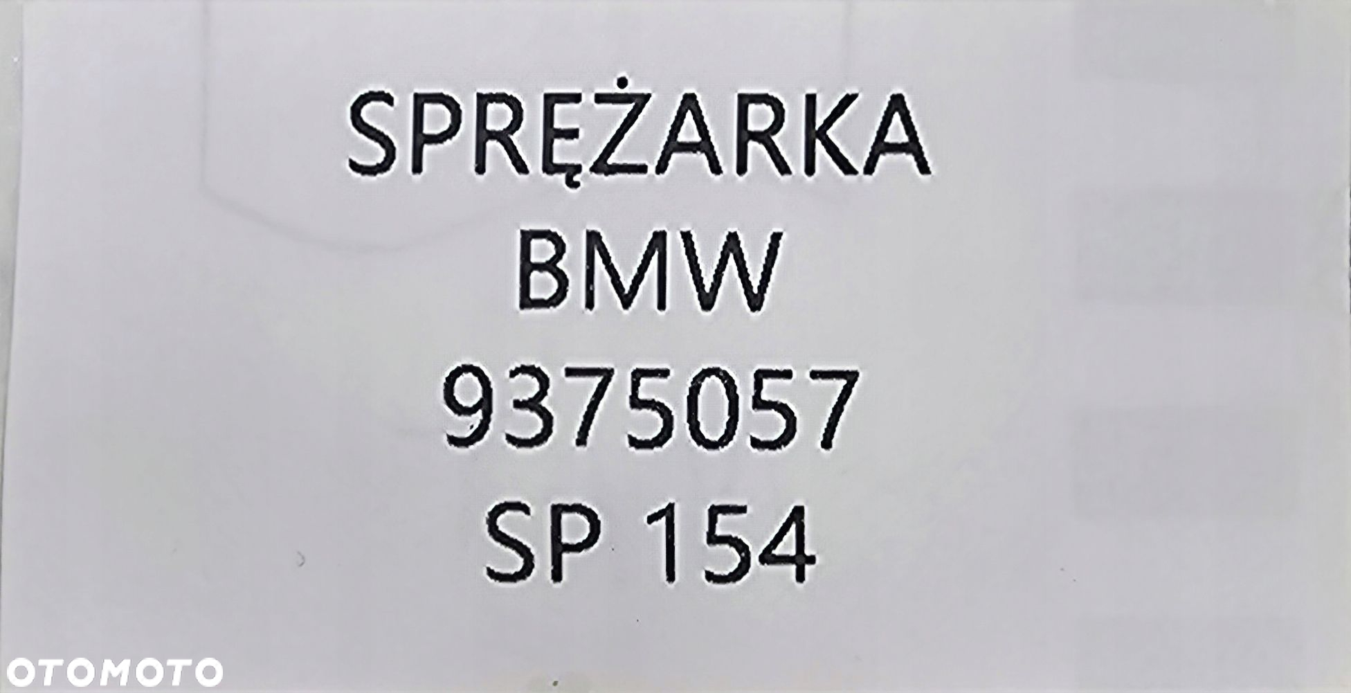 NOWA ORG SPRĘŻARKA KOMPRESOR KLIMATYZACJI BMW G12 G12 - 9375057 - 5