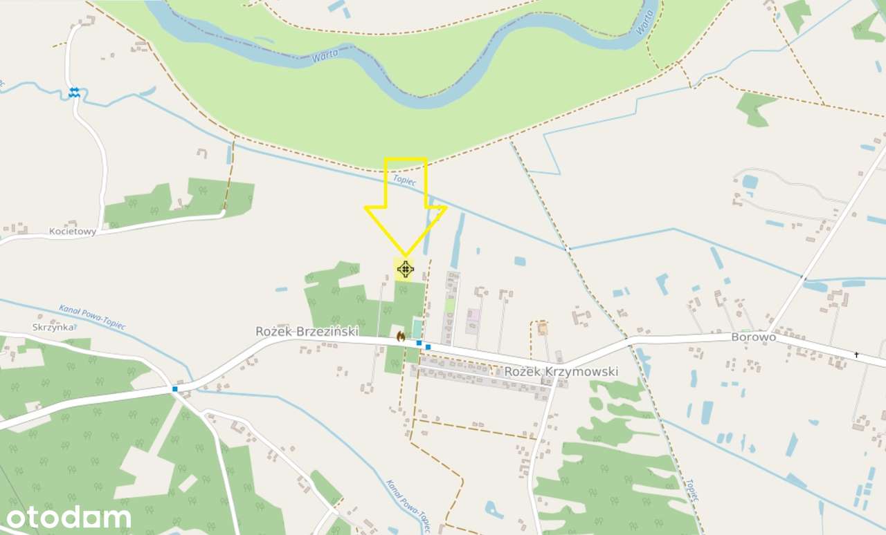 Na sprzedaż duża działka  w sąsiedztwie lasu i łąk-gm. Krzymów-2