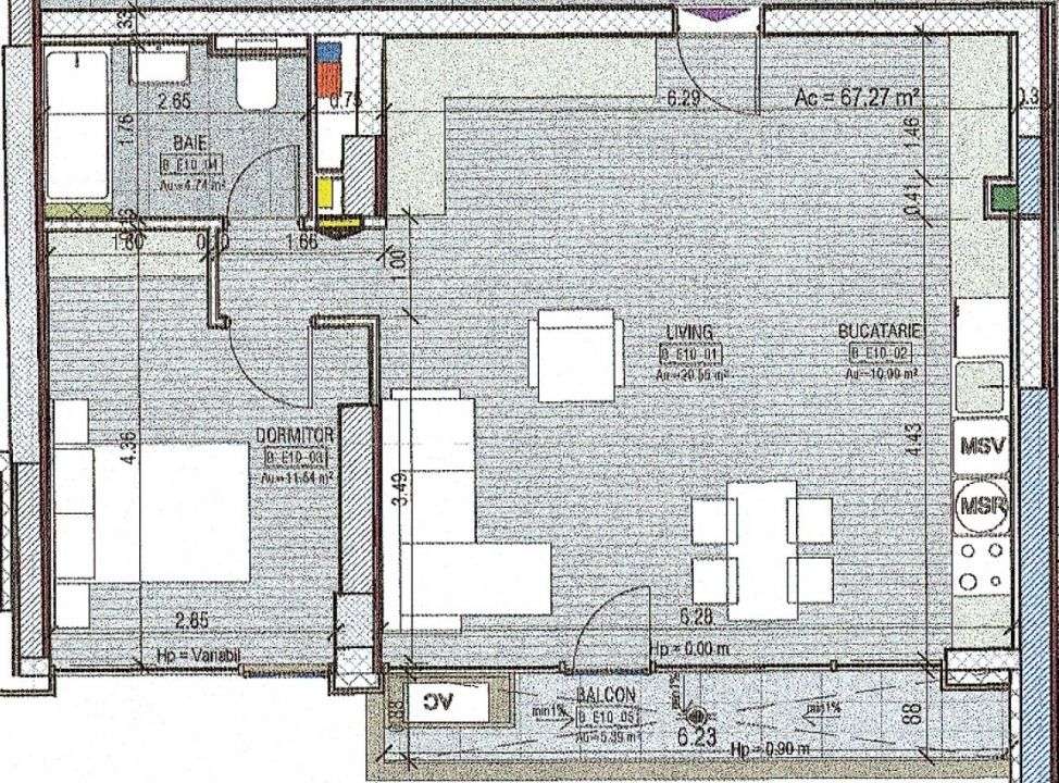 Apartament 2 camere nou | + TVA-12