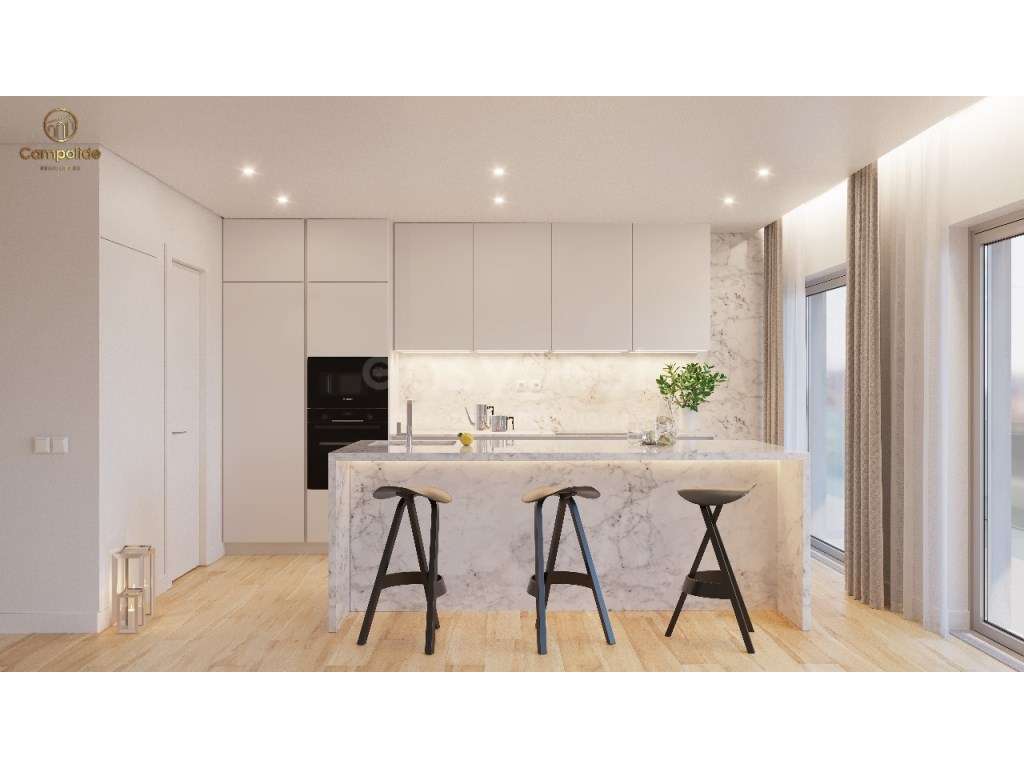 Apartamento T3 de Luxo no último andar - Grande imagem: 2/17