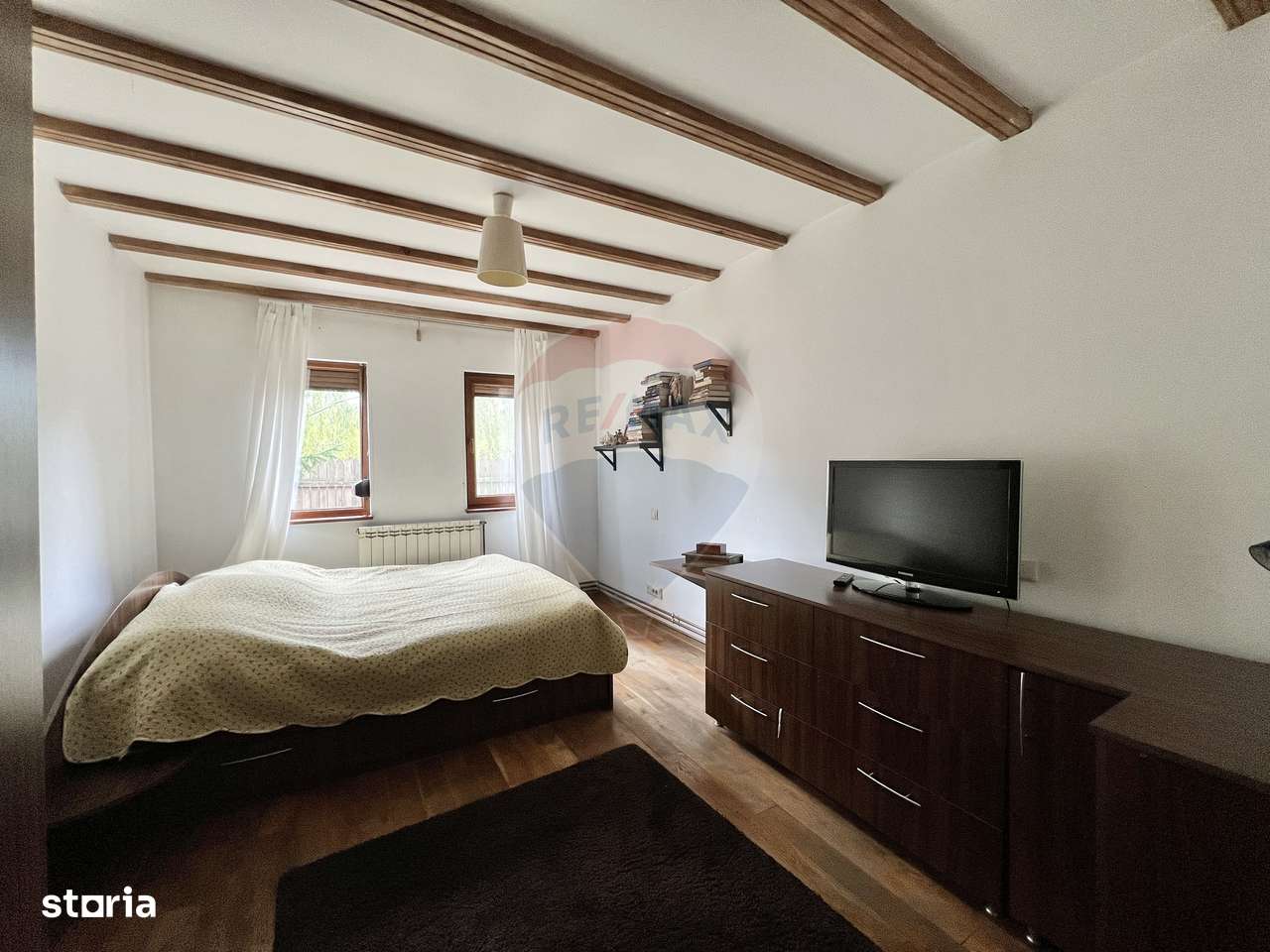 Casă de lemn cu teren generos de 1312 mp de vânzare în Fundulea-14