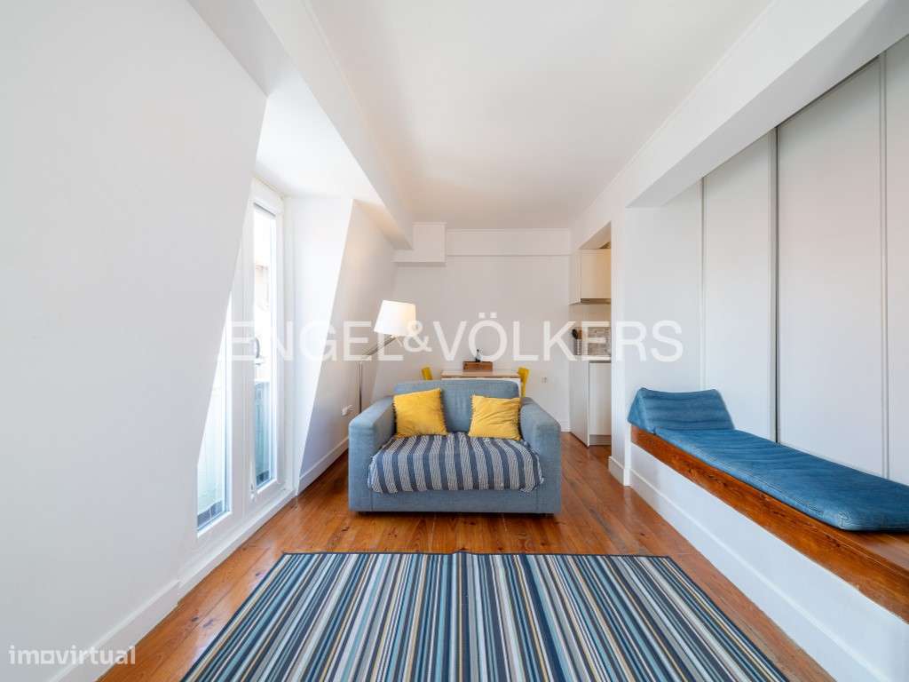 Apartamento T1 com Terraço Privativo na Avenida da Liberdade-2