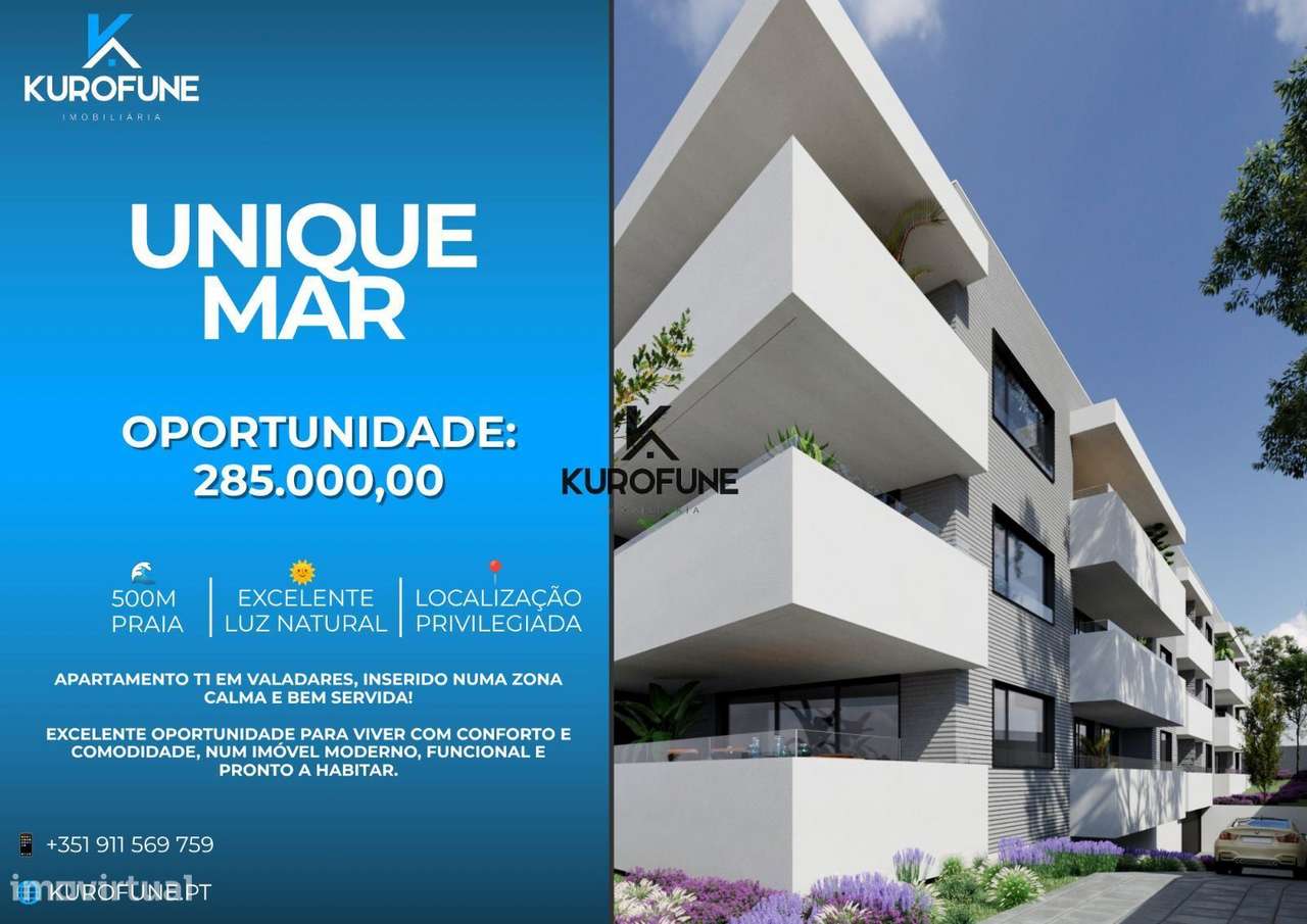 T1 de Luxo próximo à praia de Valadares-8