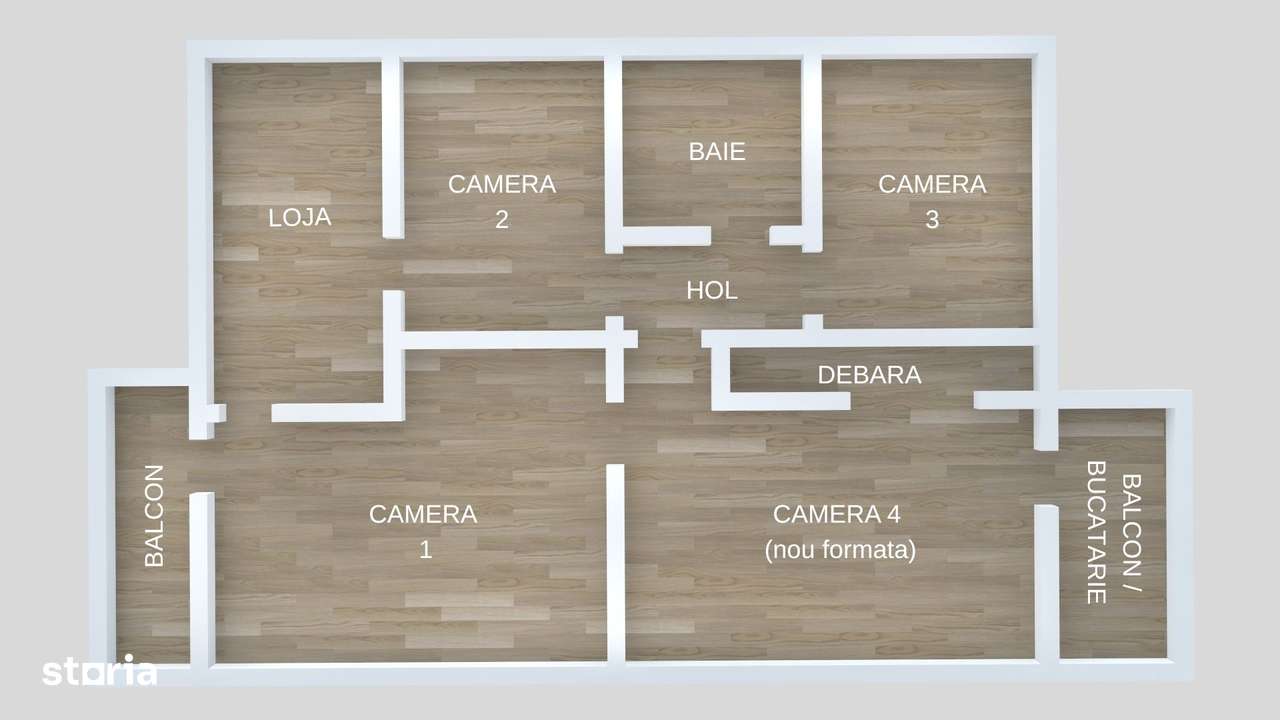 Apartament 3 camere in Deva, zona 22 Decembrie, et 1-8