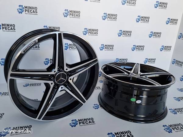 Jantes Mercedes (W205) AMG em 18 Preto Polido - 5