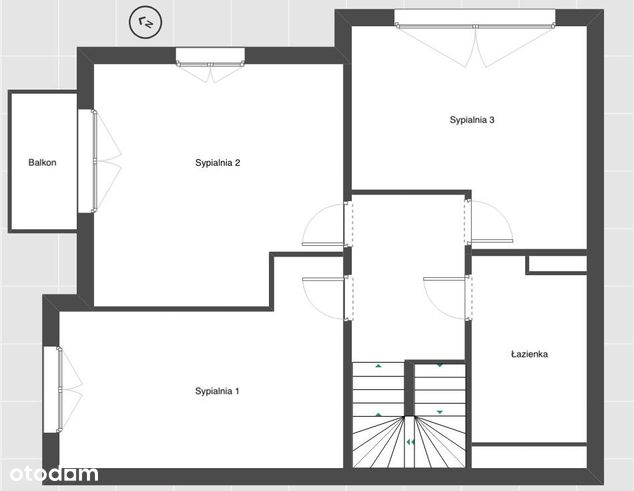 Dwupoziomowy apartament dla rodziny